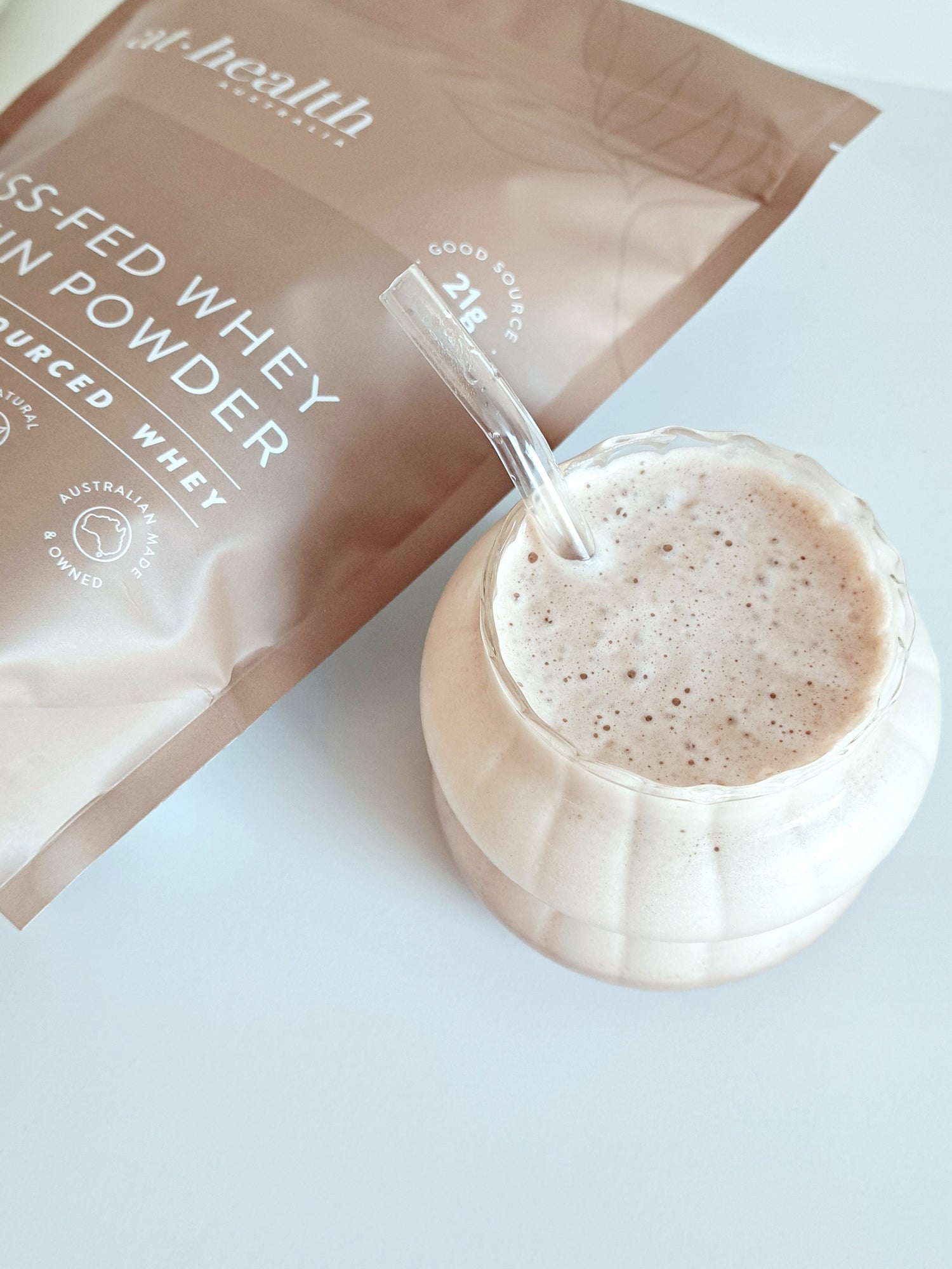 At Health Australia Australian Grass-Fed Whey Protein Concentrate - Choc Crème