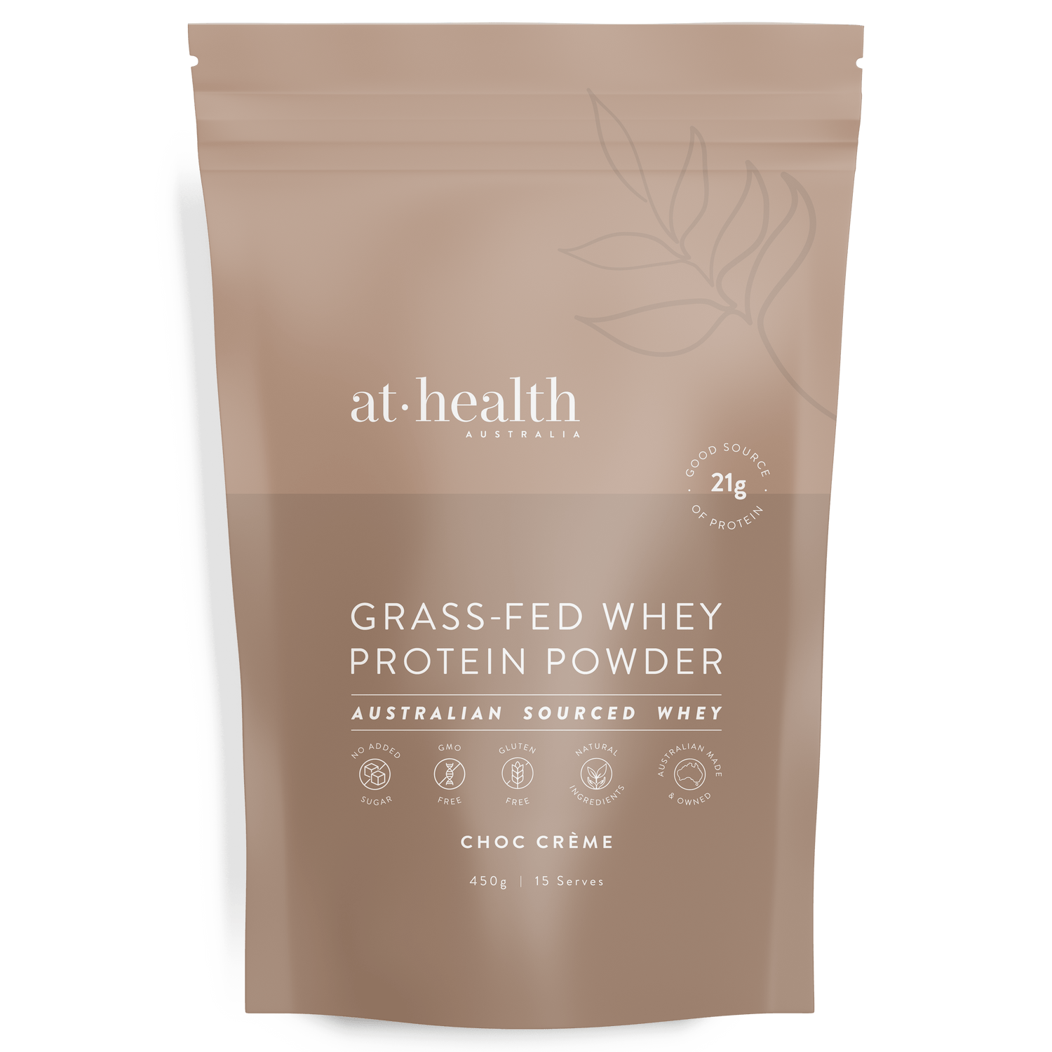 At Health Australia Australian Grass-Fed Whey Protein Concentrate - Choc Crème