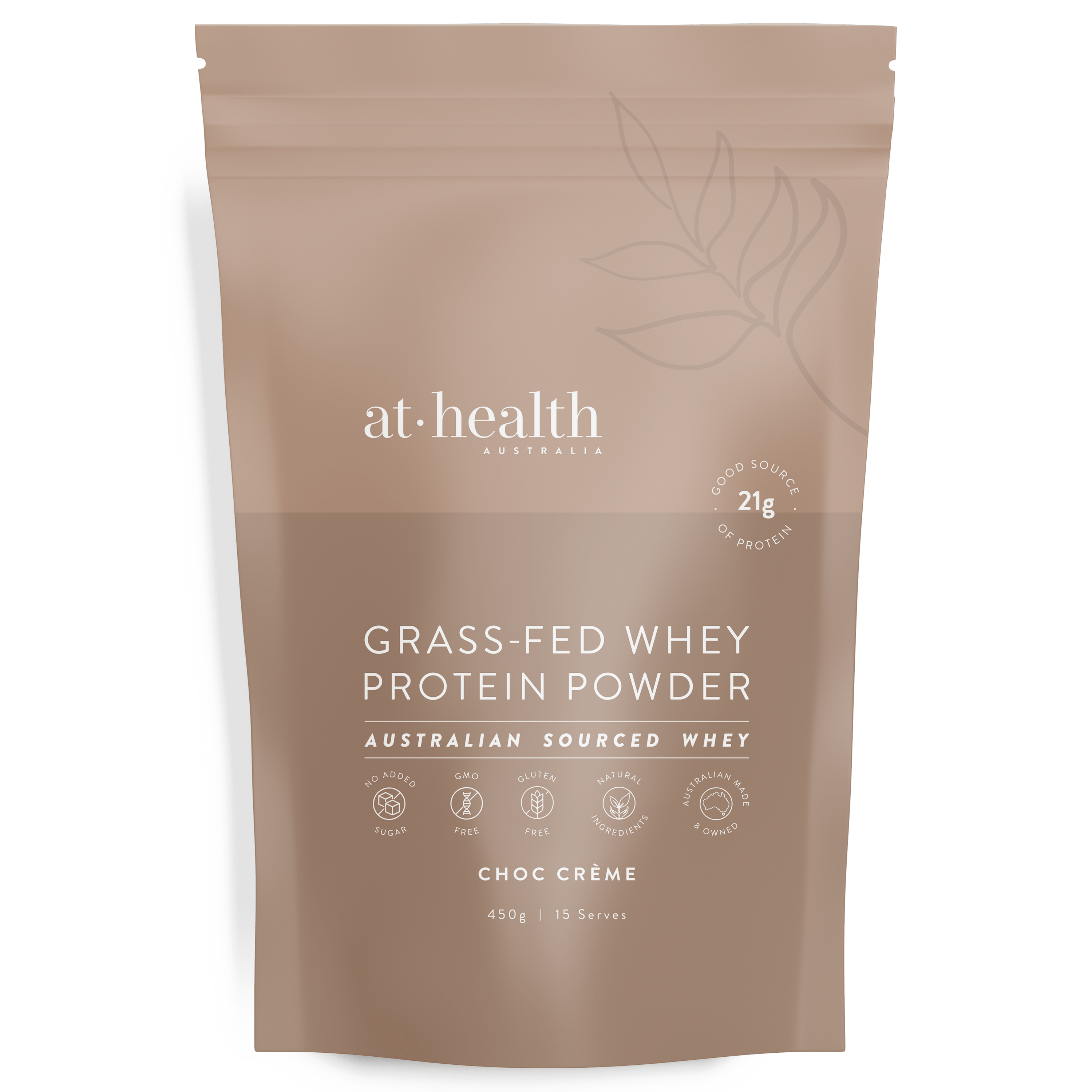 At Health Australia Australian Grass-Fed Whey Protein Concentrate - Choc Crème