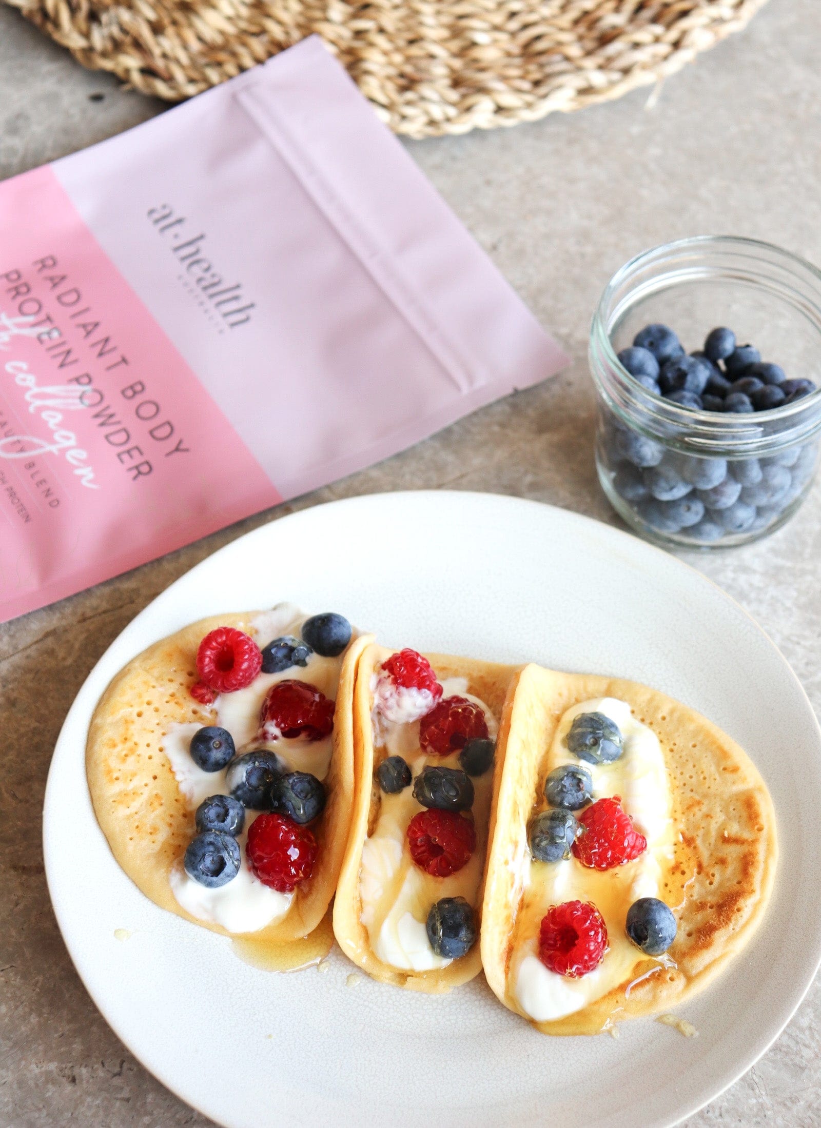 At Health Australia Collagen Protein Radiant Body Protein Powder + Collagen - Vanilla Bean