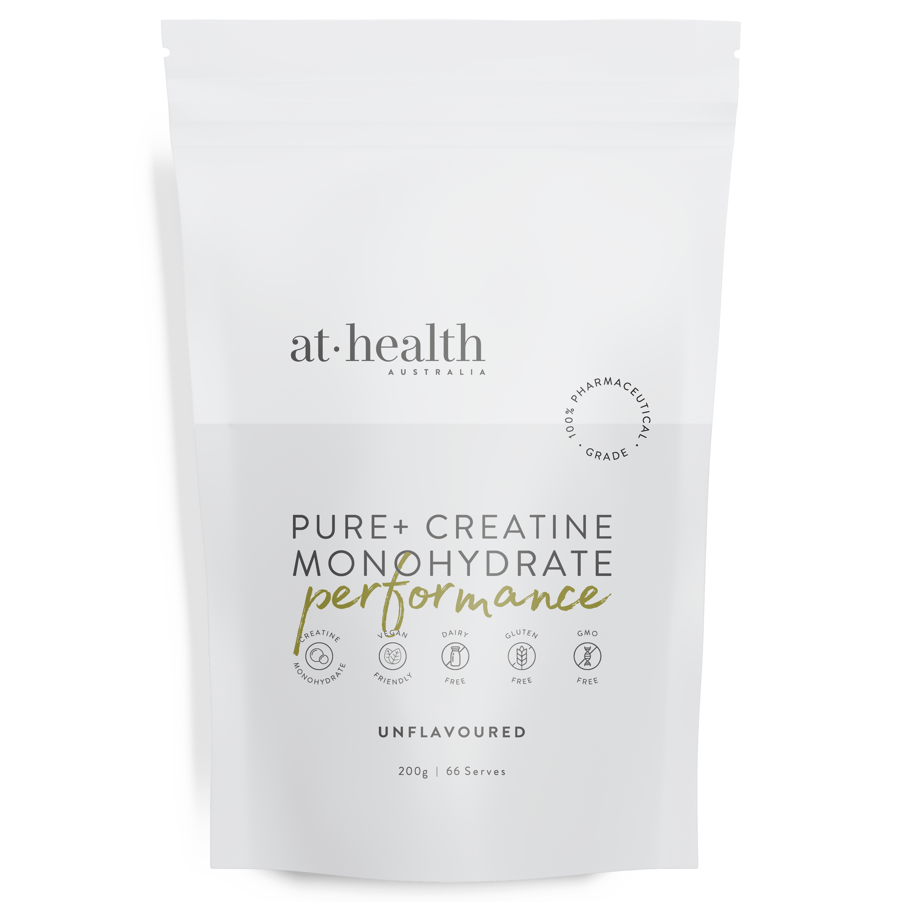 At Health Australia Health Supplement Creatine Monohydrate 200g ( 66 serves )