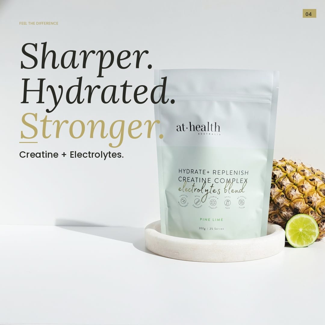 At Health Australia Health Supplement Hydrate+ Replenish Creatine Complex - Electrolytes Blend