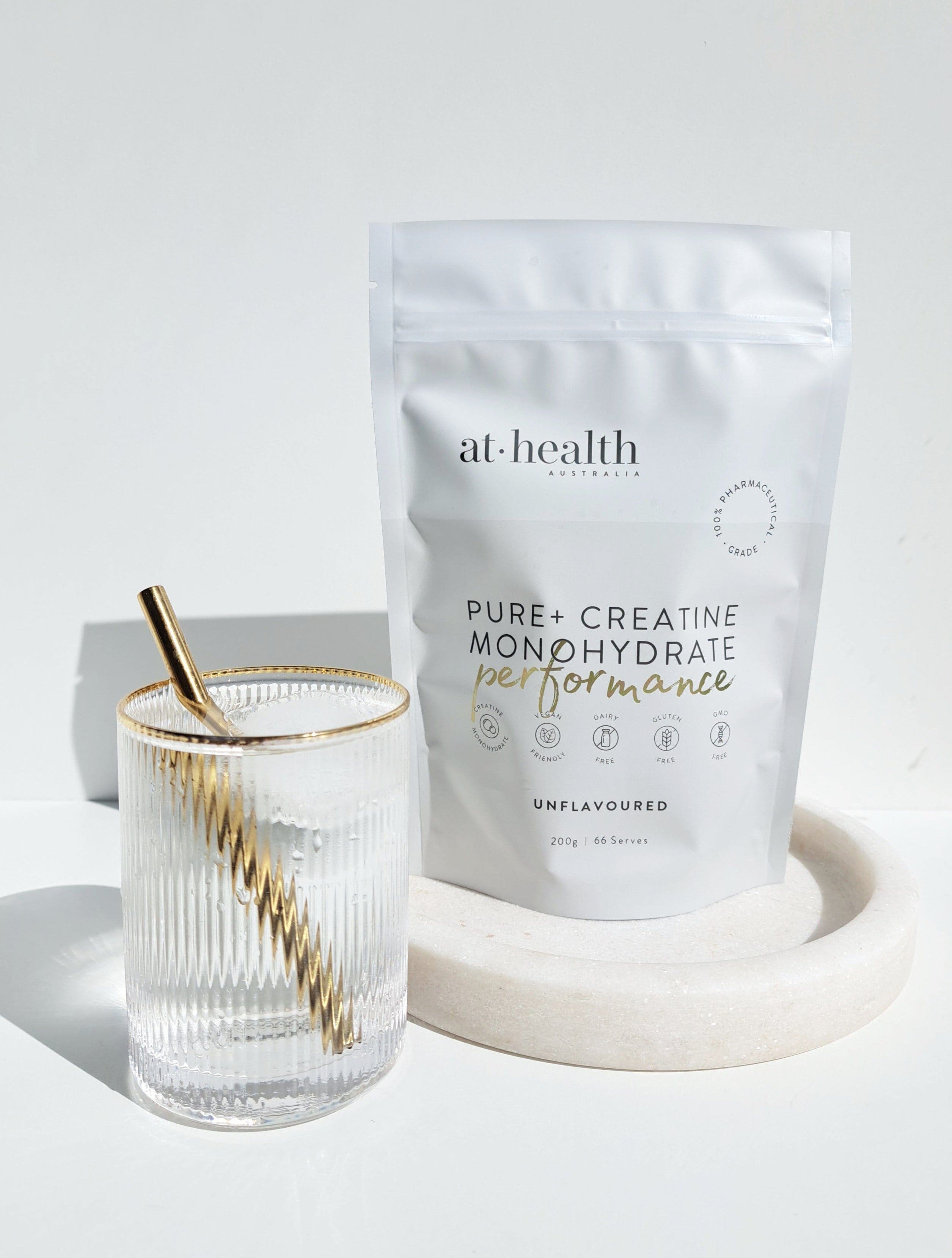 At Health Australia Health Supplement Pure Creatine Monohydrate 200g ( 66 serves )