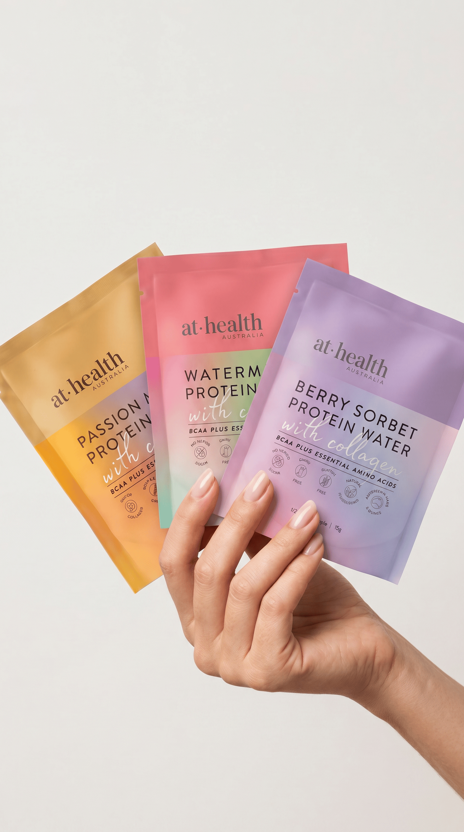At Health Australia Pty Ltd Protein Water - Half Serve Bundle Sample Pack