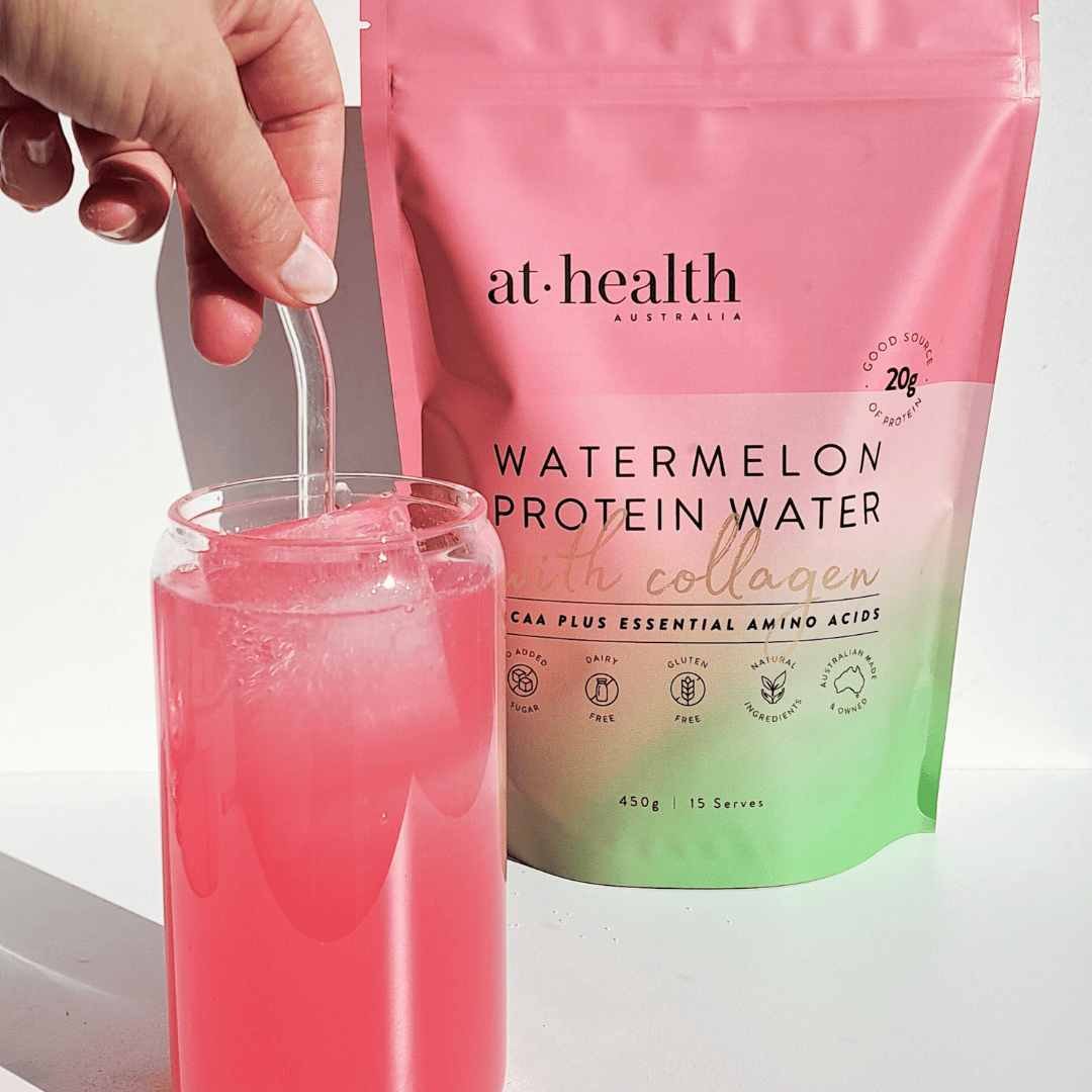 At Health Australia Pty Ltd Protein Water Protein Water with Collagen, Hydration Salts & BCAA - Watermelon