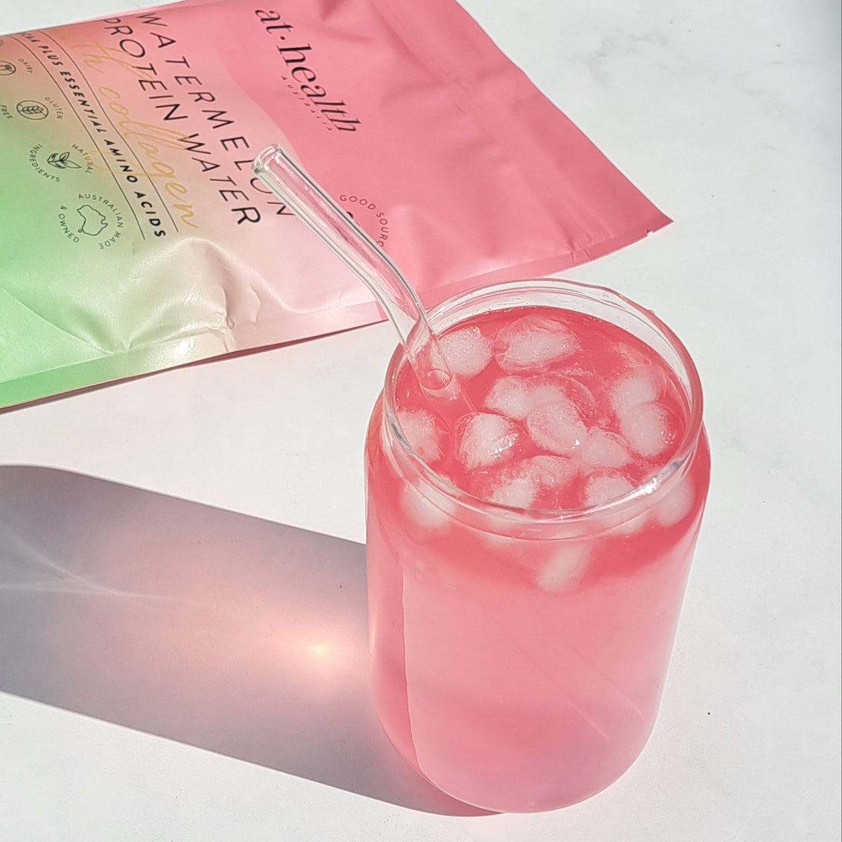 At Health Australia Pty Ltd Protein Water Protein Water with Collagen, Hydration Salts & BCAA - Watermelon