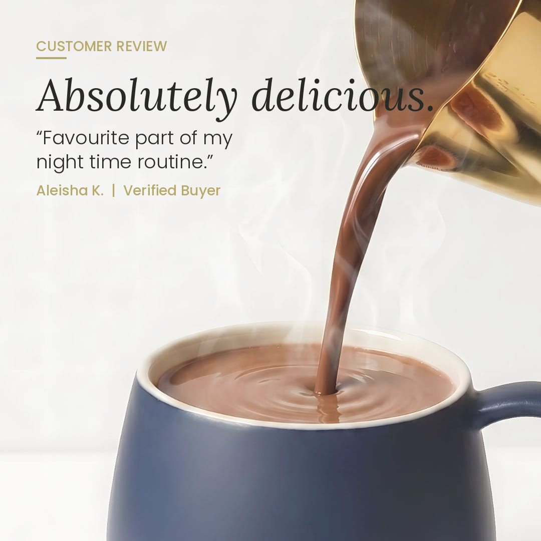 At Health Australia Wellness Before Bedtime Dreamy Hot Chocolate with Collagen