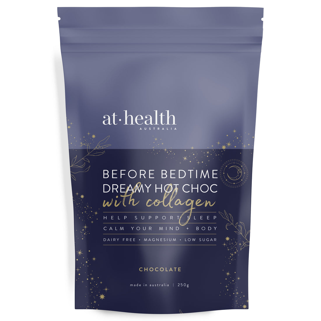 At Health Australia Wellness Before Bedtime - OG Chocolate 250g Before Bedtime Dreamy Hot Chocolate with Collagen