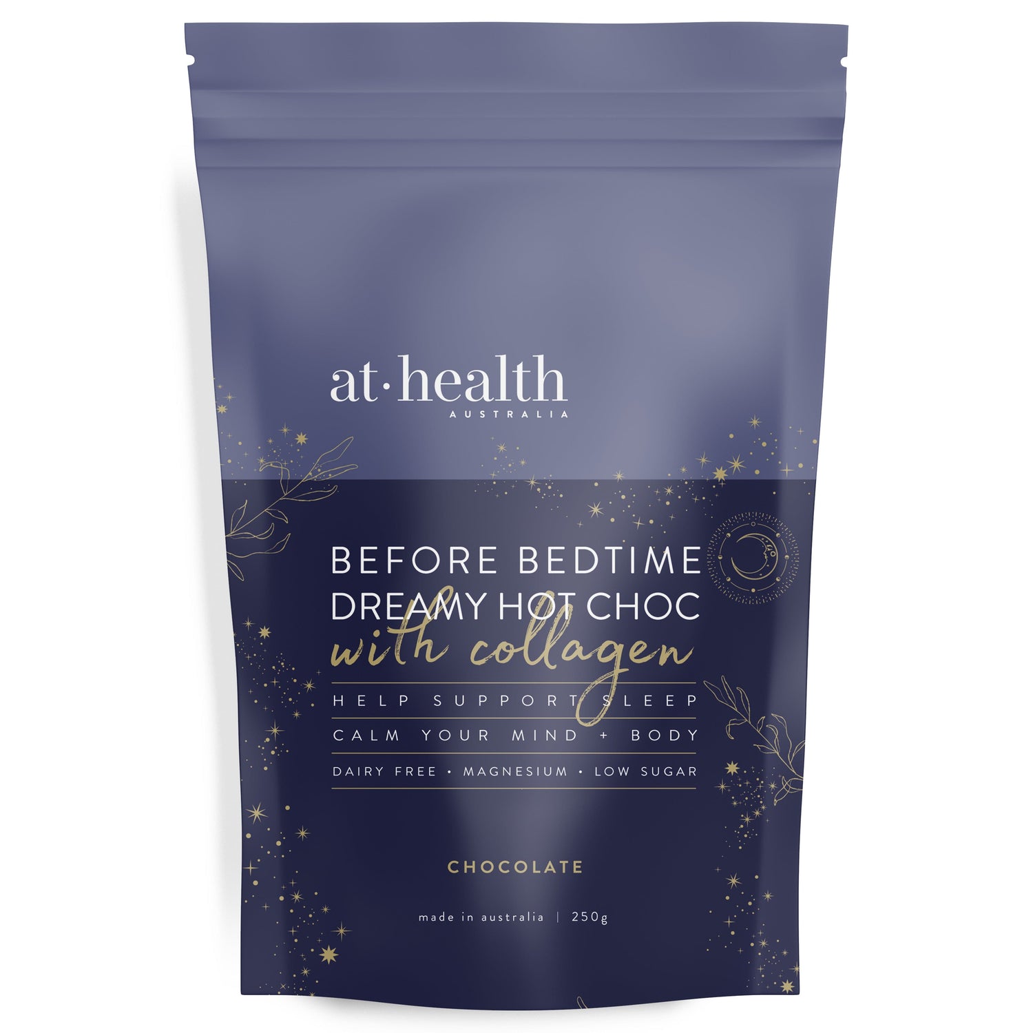 At Health Australia Wellness Before Bedtime - OG Chocolate 250g Before Bedtime Dreamy Hot Chocolate with Collagen