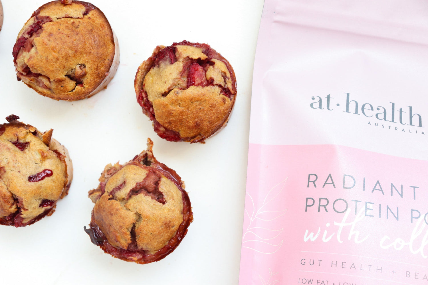 Radiant Protein Collagen Muffins