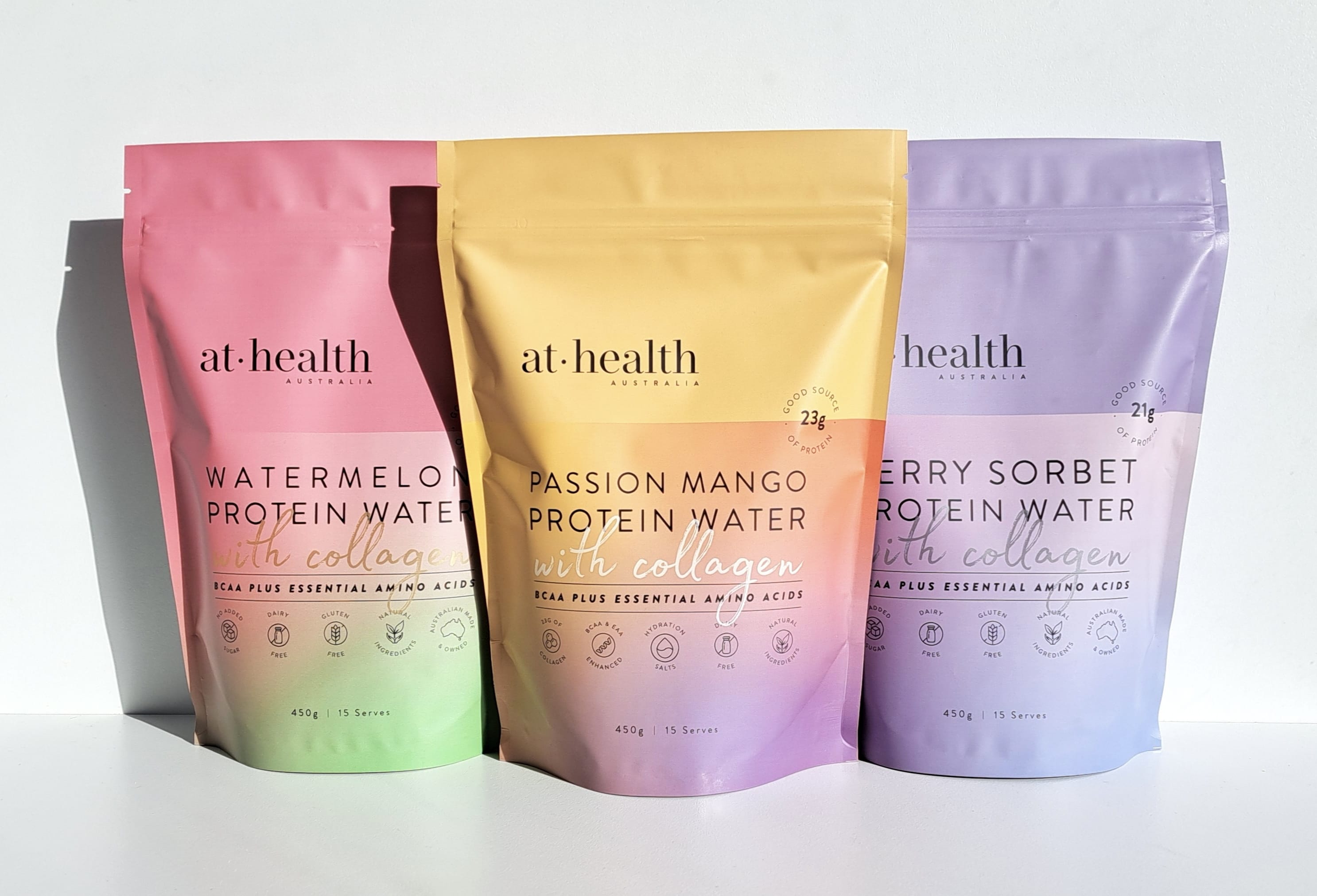 At Health Australia Natural Protein Powder and Collagen