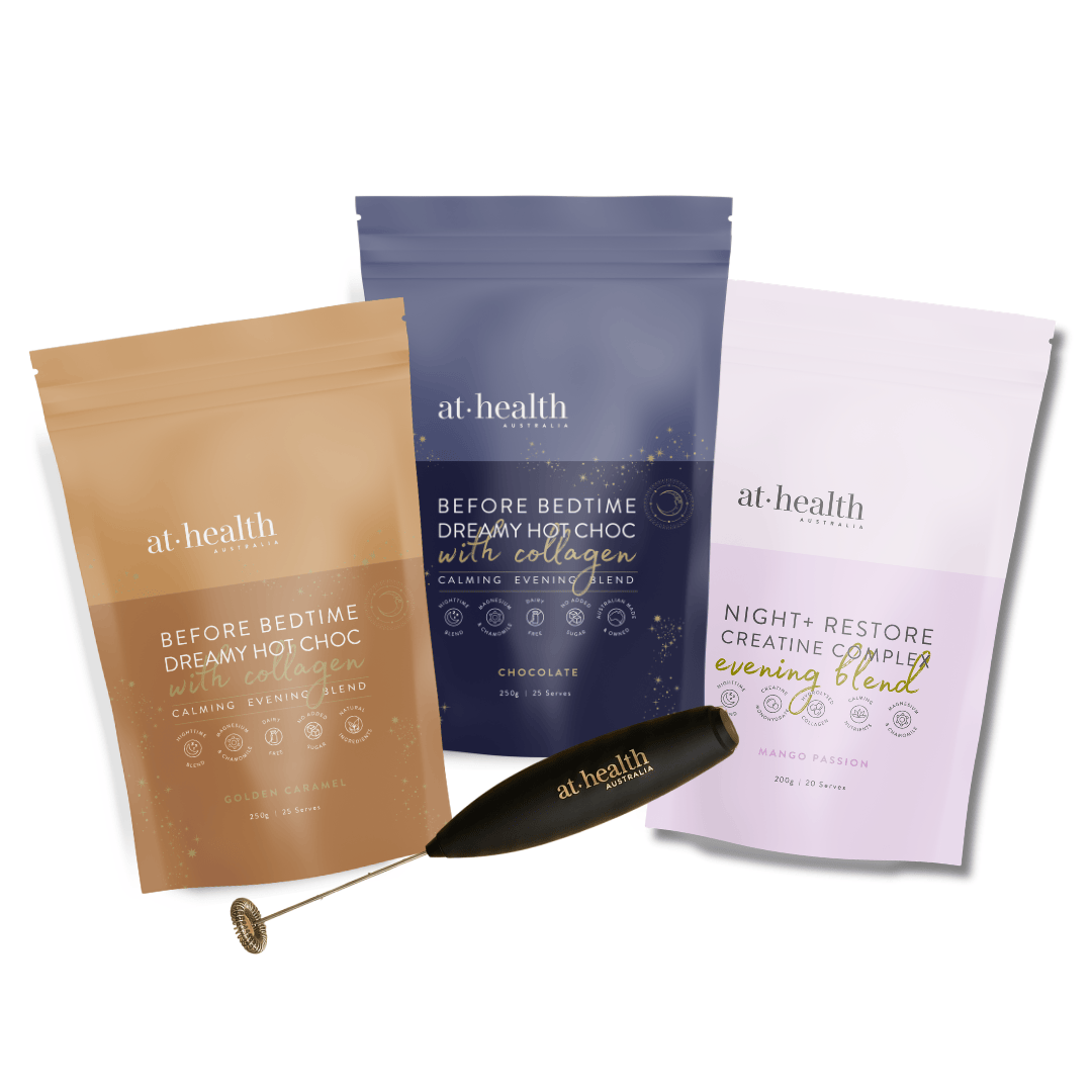 At Health Australia Bundle Wind Down Bundle - Hot Chocolate, Sleep Support + FREE Whizz