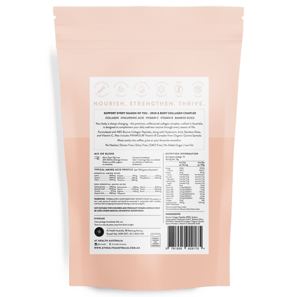 At Health Australia Collagen Blend Align+ Body Collagen Complex 225g ( 15 serves )