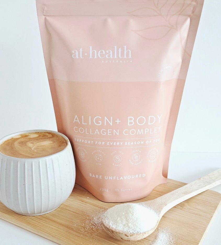 At Health Australia Collagen Blend Align+ Body Collagen Complex 225g ( 15 serves )