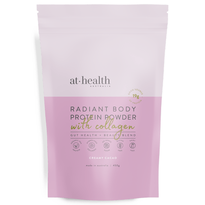 At Health Australia Collagen Protein Radiant Body Protein Powder with Collagen - Cacao