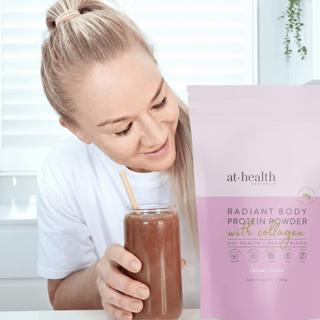 At Health Australia Collagen Protein Radiant Body Protein Powder with Collagen - Creamy Cacao