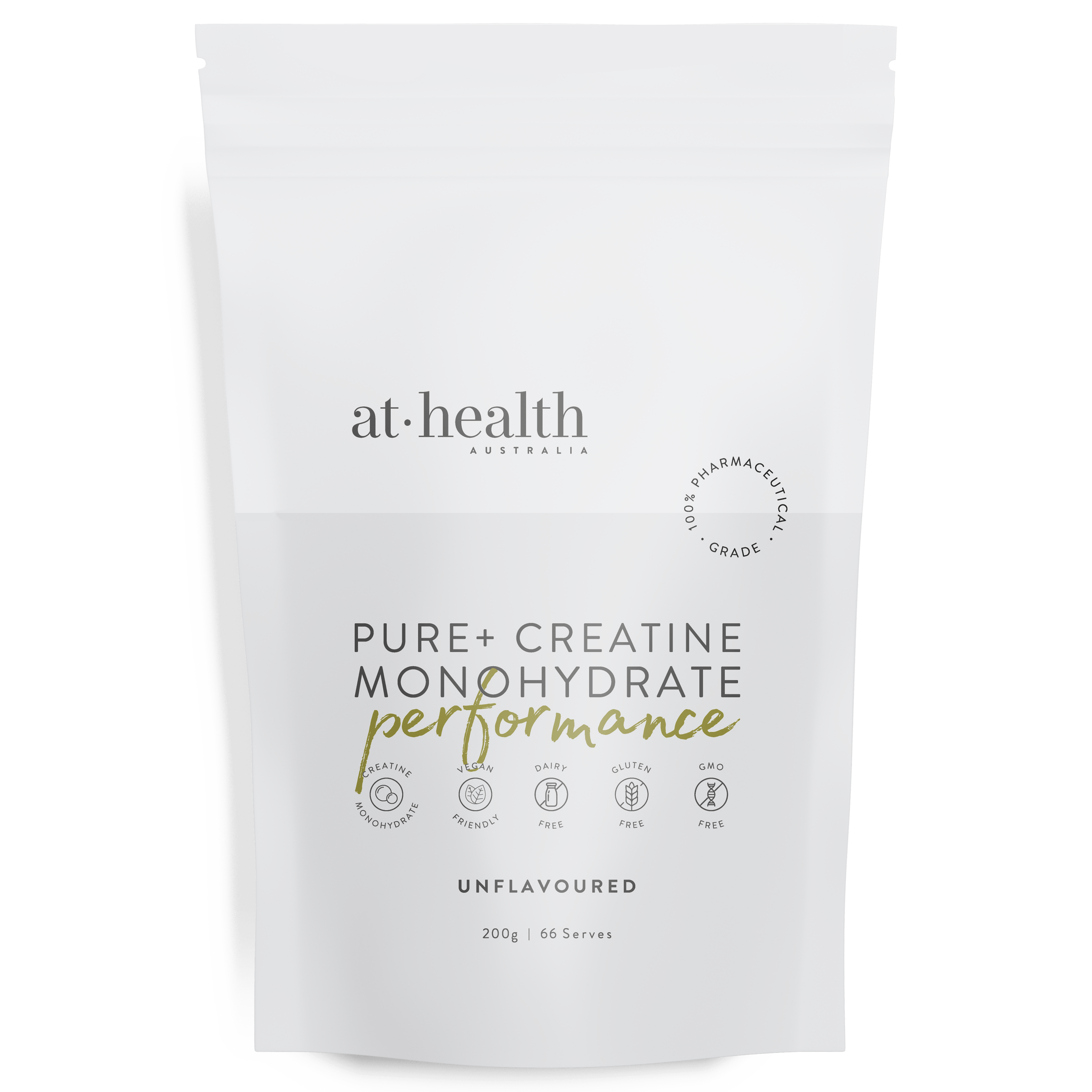 At Health Australia Health Supplement Creatine Monohydrate 200g ( 66 serves )