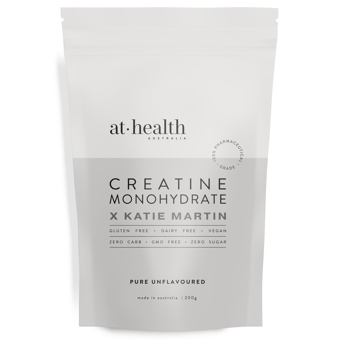 At Health Australia Health Supplement Creatine Monohydrate X Katie Martin 200g ( 66 serves )