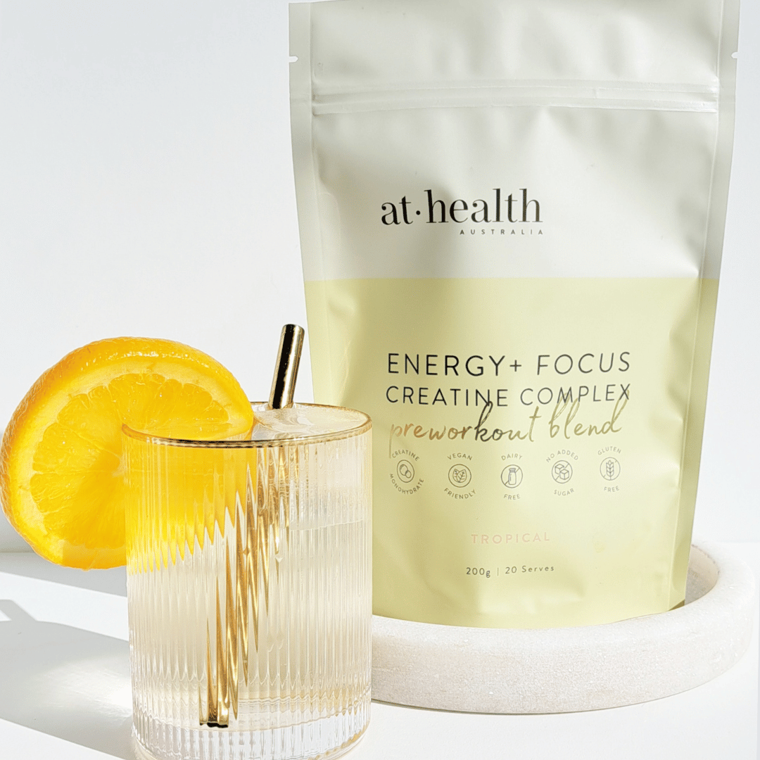 At Health Australia Health Supplement Energy+ Focus Creatine Complex - PreWorkout Blend