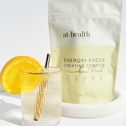 At Health Australia Health Supplement Energy+ Focus Creatine Complex - PreWorkout Blend