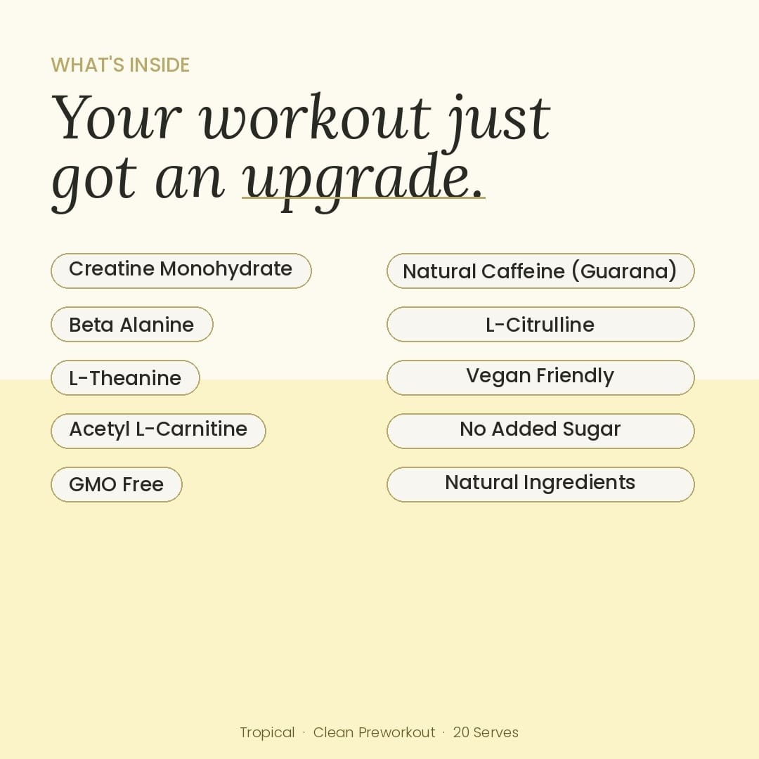 At Health Australia Health Supplement Energy+ Focus Creatine Complex - PreWorkout Blend