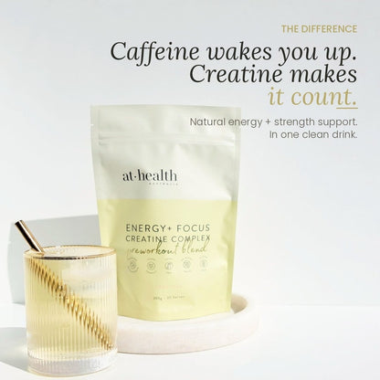 At Health Australia Health Supplement Energy+ Focus Creatine Complex - PreWorkout Blend