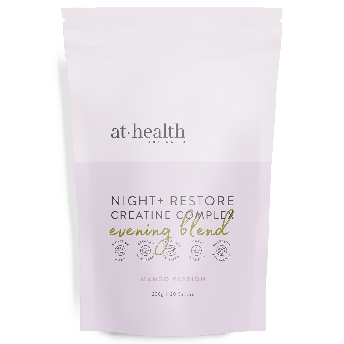 At Health Australia Health Supplement Night+ Restore Creatine Complex - Evening Blend