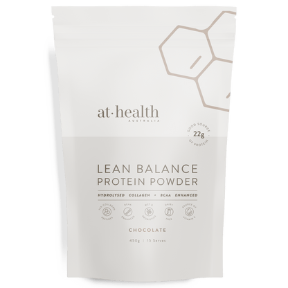 At Health Australia Pty Ltd Collagen Protein 450g Lean Balance Protein Powder - Chocolate