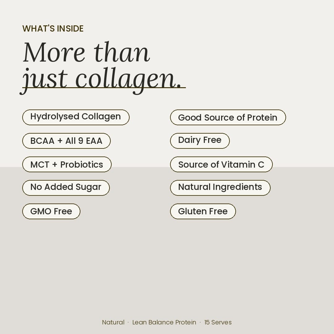 At Health Australia Pty Ltd Collagen Protein Lean Balance Protein Powder - Unflavoured