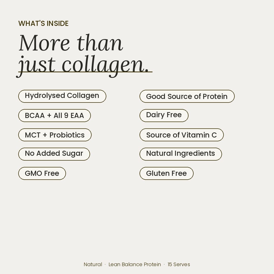 At Health Australia Pty Ltd Collagen Protein Lean Balance Protein Powder - Unflavoured