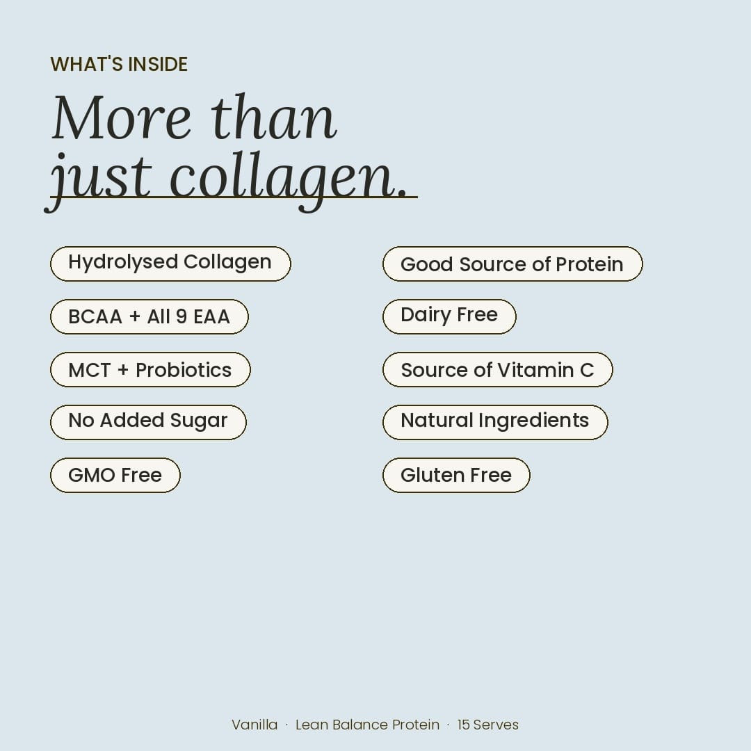 At Health Australia Pty Ltd Collagen Protein Lean Balance Protein Powder - Vanilla