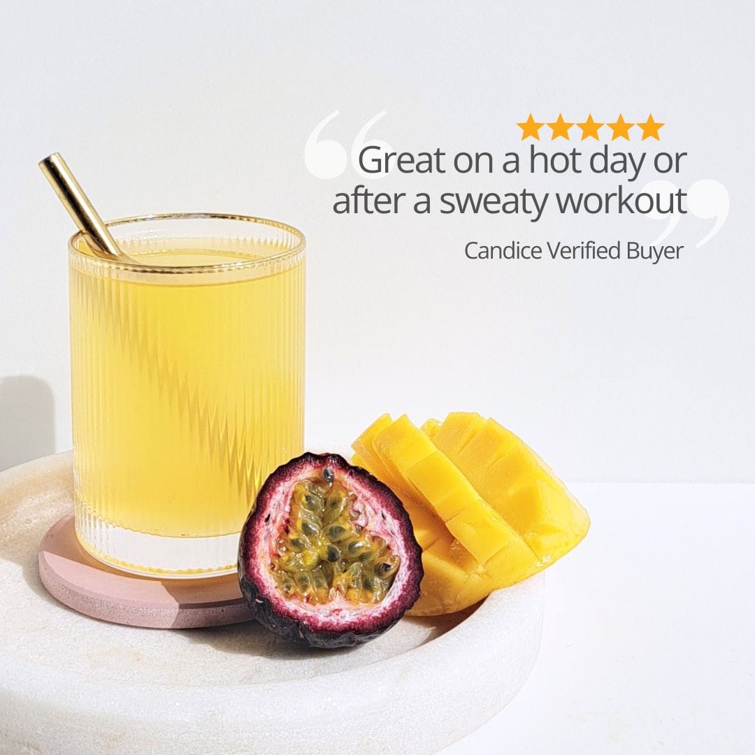 At Health Australia Pty Ltd Protein Water Protein Water with Collagen, Hydration Salts &amp; BCAA - Passion Mango
