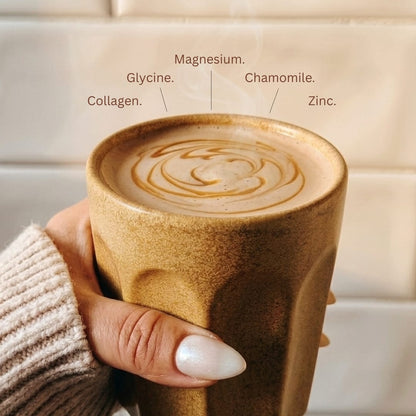 At Health Australia Wellness Before Bedtime Dreamy Hot Chocolate with Collagen - Golden Caramel