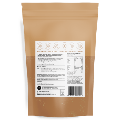 At Health Australia Wellness Before Bedtime Dreamy Hot Chocolate with Collagen - Golden Caramel