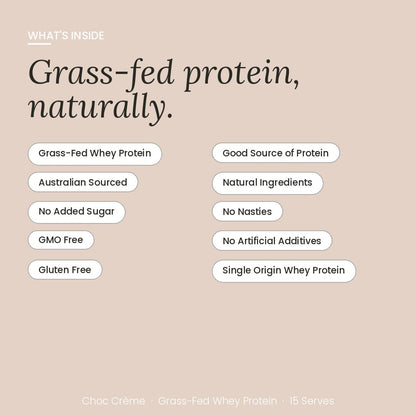 At Health Australia Whey Australian Grass-Fed Whey Protein Concentrate - Choc Crème