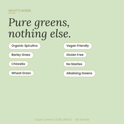 at health Organic Super Greens Organic Super Greens 200g Organic Super Greens