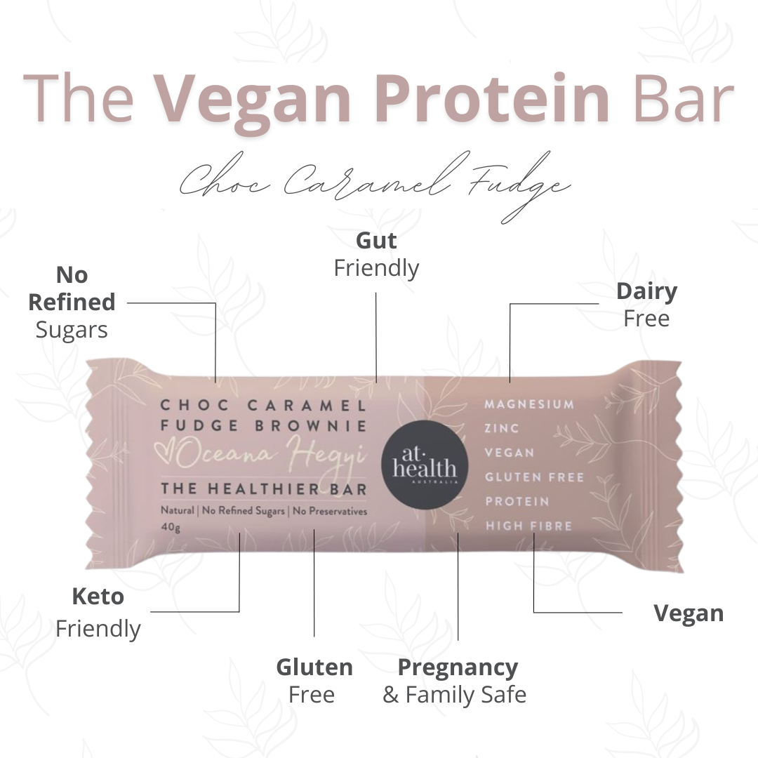 Vegan Protein Bar - Choc Caramel Fudge Brownie