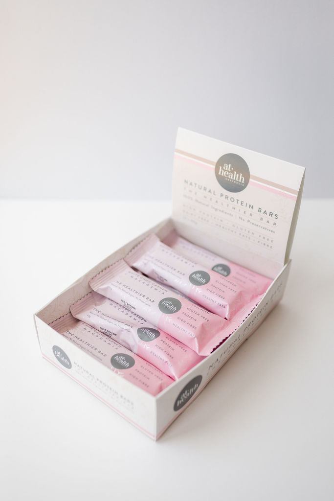 Collagen &amp; Protein Bars - White Choc Cashew &amp; Macadamia