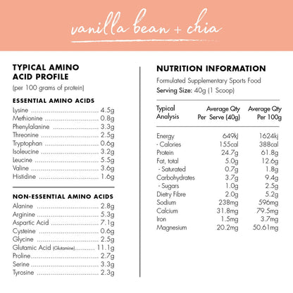 At Health Australia Vegan Vegan Organic Plant Based Protein Powder - Vanilla &amp; Almond
